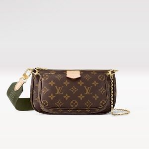 Louis Vuitton Khaki Multi Pochette Accessories